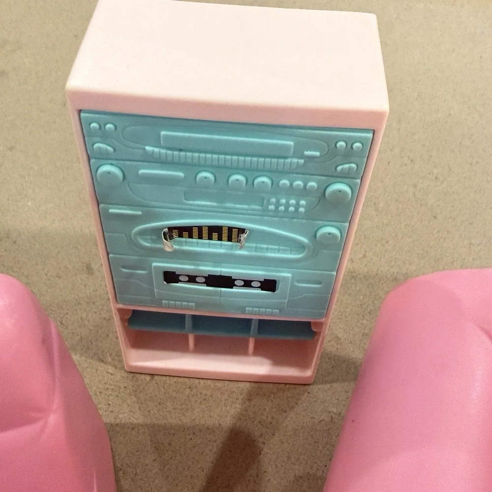 Barbie So Much To Do‎ Living Room Replacement Pink Couch, Couch Caddy, Chair